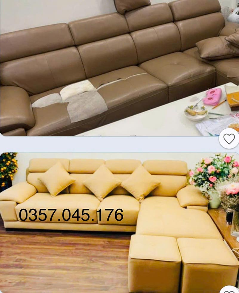 Bọc lại ghế sofa theo yêu cầu